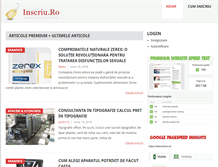 Tablet Screenshot of inscriu.ro